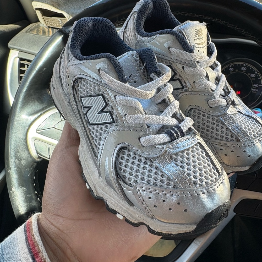 New Balance Kids' Silver Sneakers
